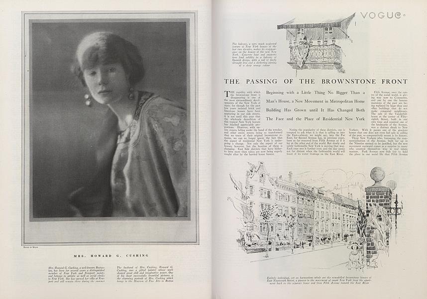 The Passing of the Brownstone Front