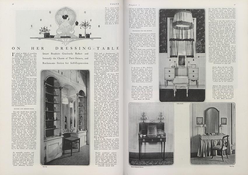 On Her Dressing-Table