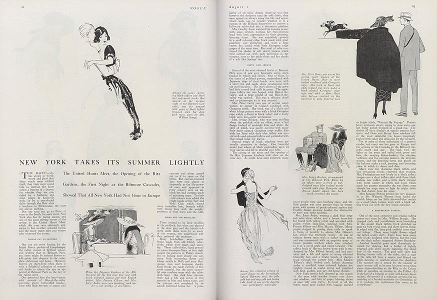 New York Takes Its Summer Lightly