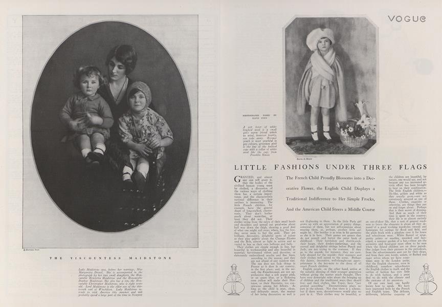 Little Fashions Under Three Flags