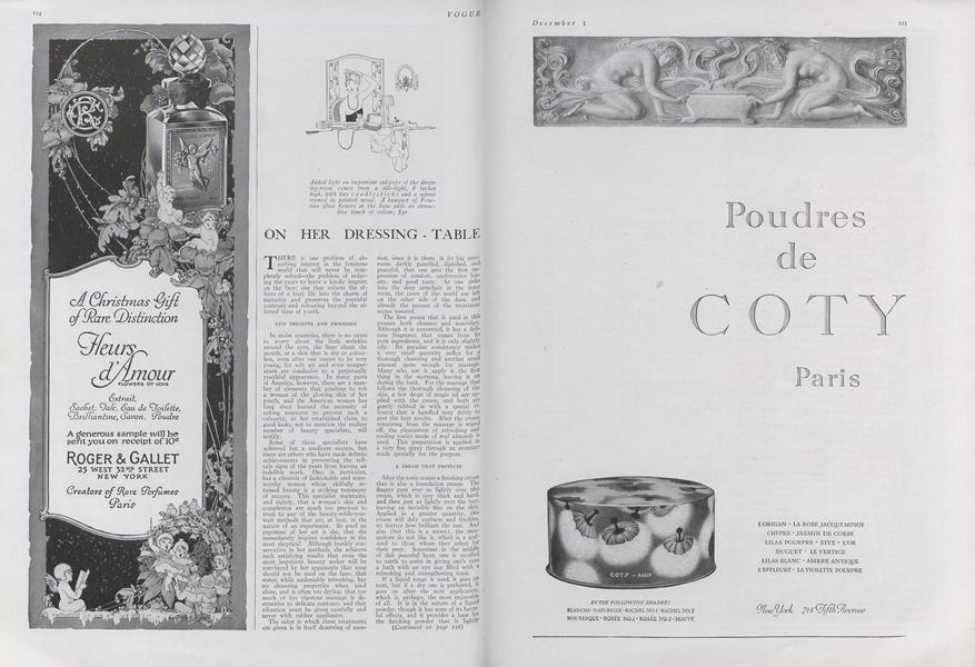 On Her Dressing-Table