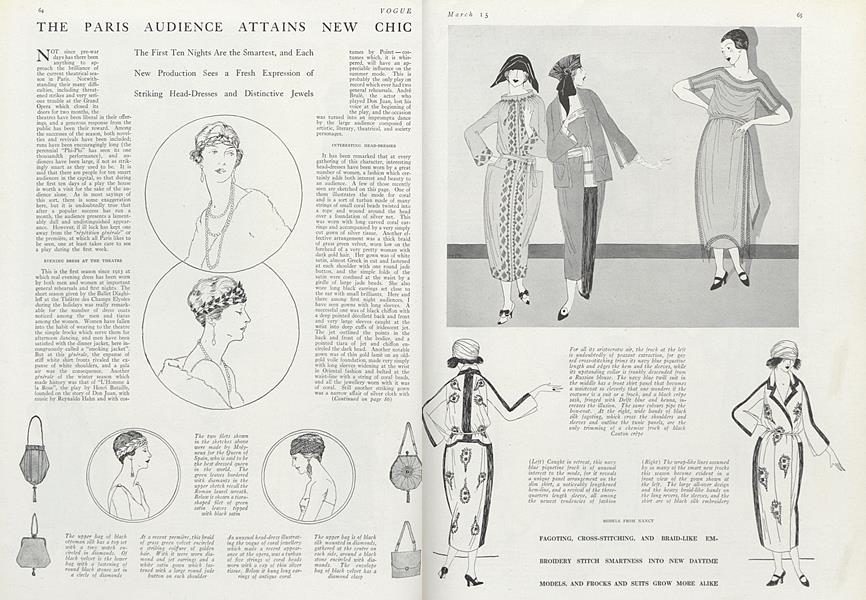 The Paris Audience Attains New Chic