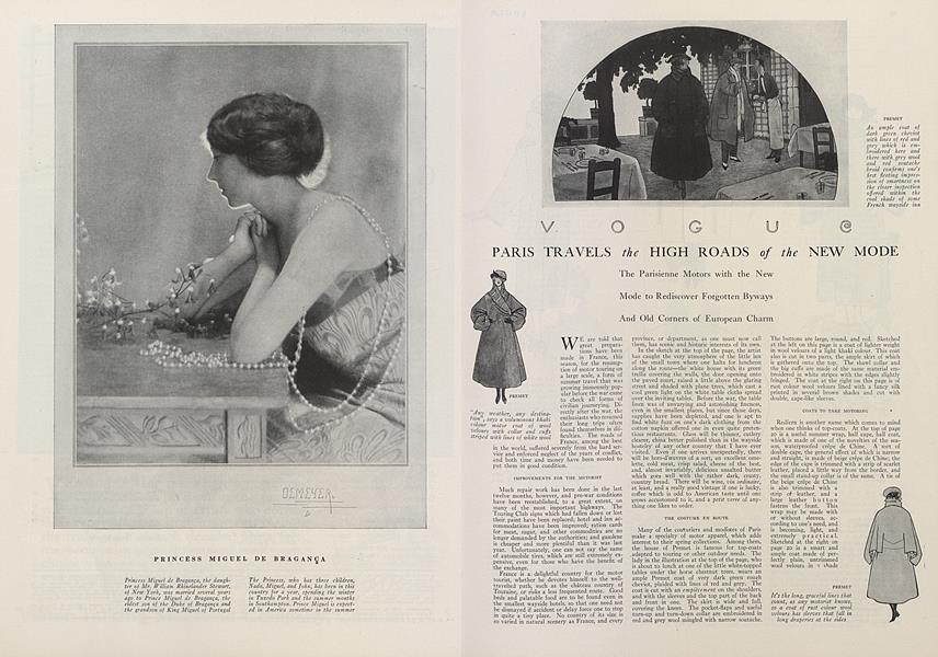 Paris Travels the High Roads of the New Mode