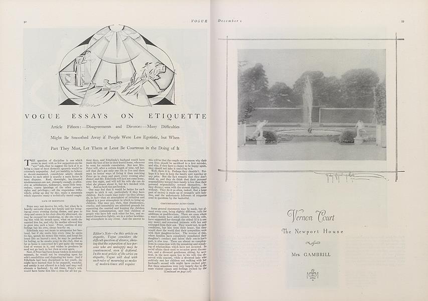 Vogue Essays on Etiquette