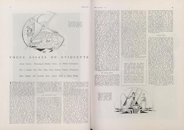 Vogue Essays on Etiquette