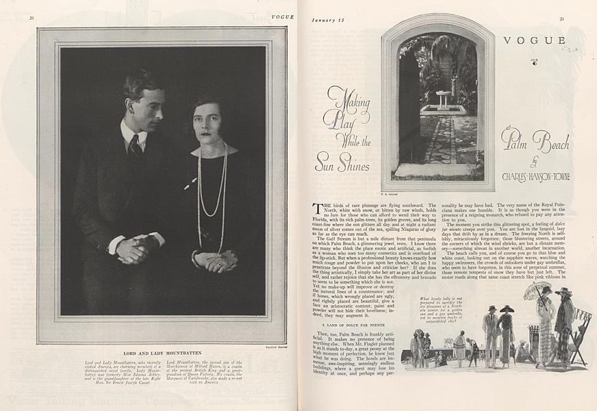 Making Play While the Sun Shines at Palm Beach