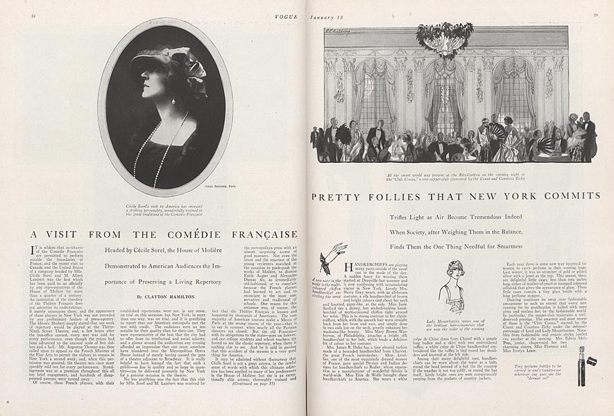 A Visit from the Comedie Francaise