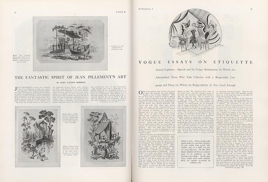 Vogue Essays on Etiquette