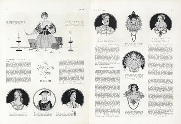 The Lace-Edged Mode of Louis XIII