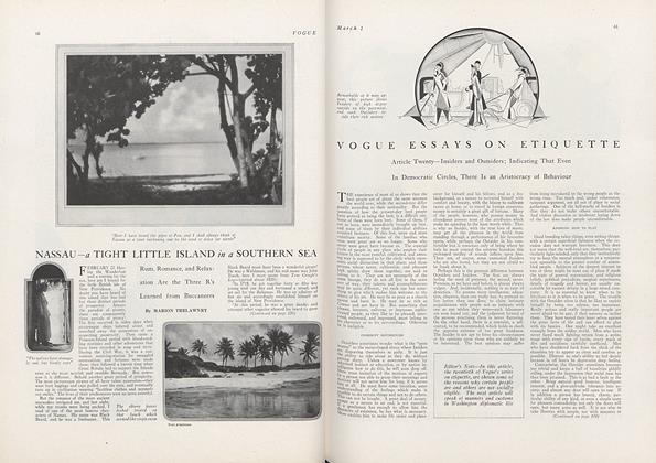 Nassau—A Tight Little Island in a Southern Sea