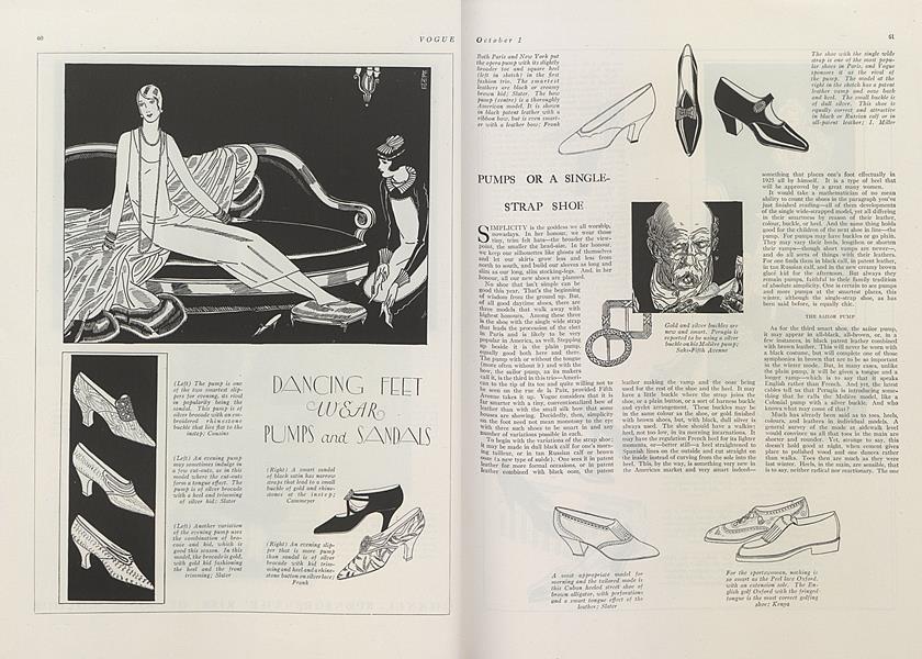 The Chic Shoe Vogue October 1 1924