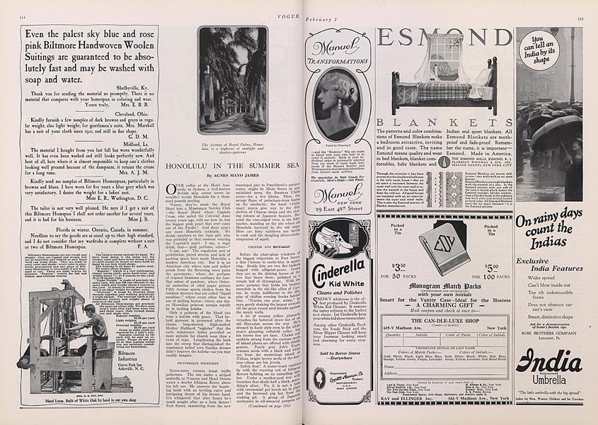 Honolulu in the Summer Sea