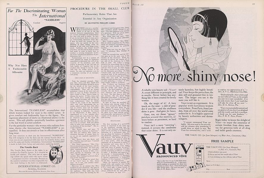 Procedure in the Small Club