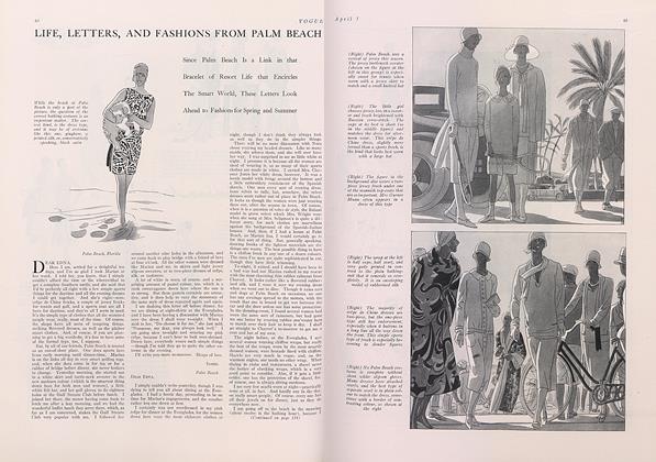 Life, Letters, and Fashions from Palm Beach