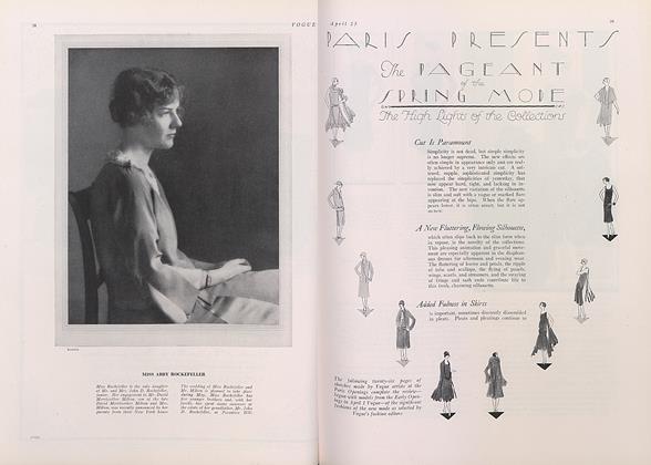 VOGUE 1925年4月号 パリファッション特集 April 15 1925 | Vogue