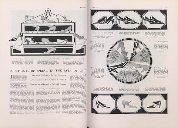 Footprints of Spring in the Path of Chic