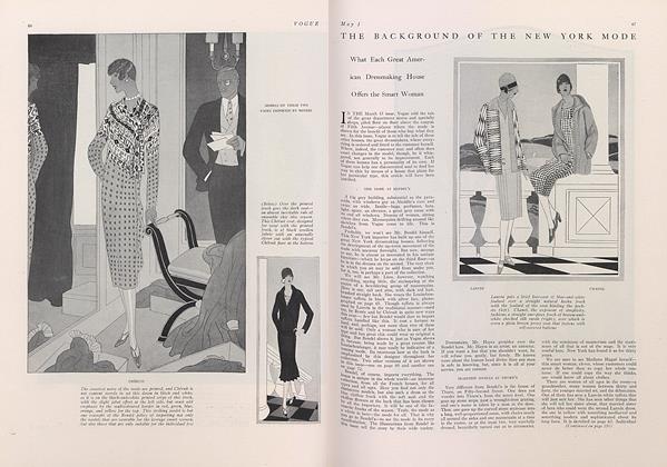 The Background of the New York Mode