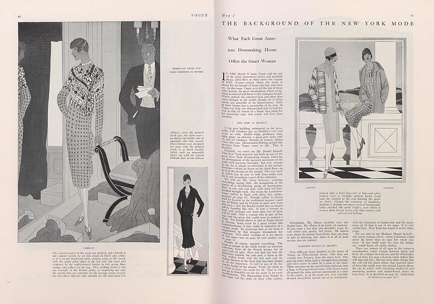 The Background of the New York Mode