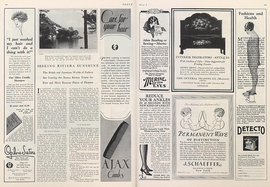 Seeking Riviera Sunshine