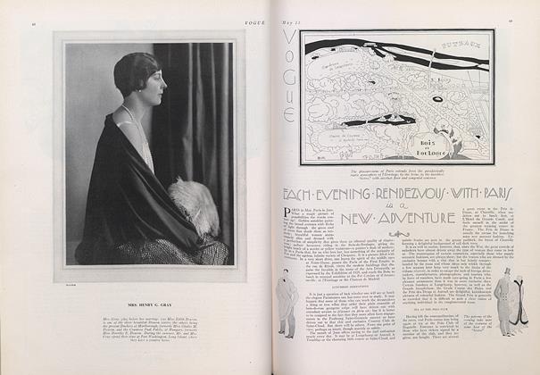 Each Evening Rendezvous with Paris Is a New Adventure