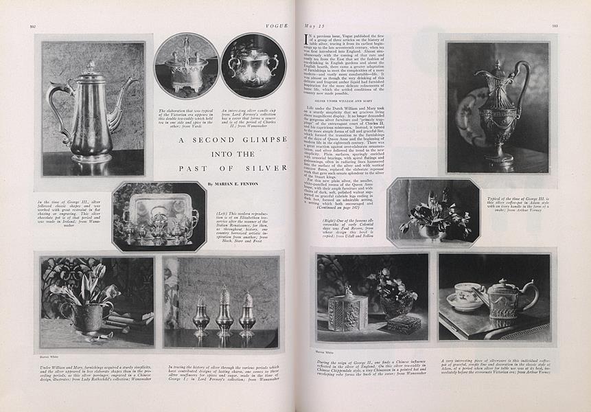 A Second Glimpse into the Past of Silver