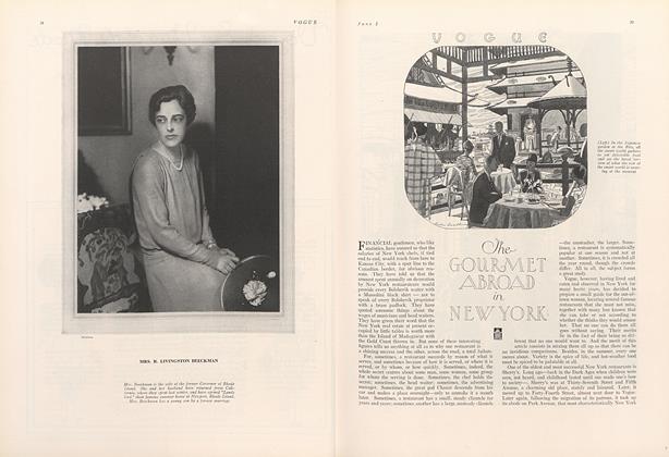 The Gourmet Abroad in New York