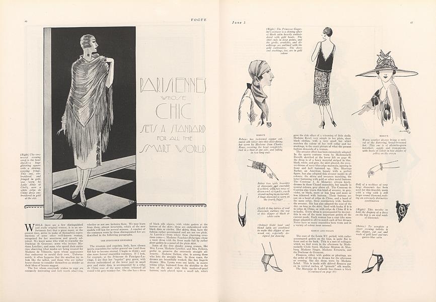 Parisiennes Whose Chic Sets a Standard for all the Smart World