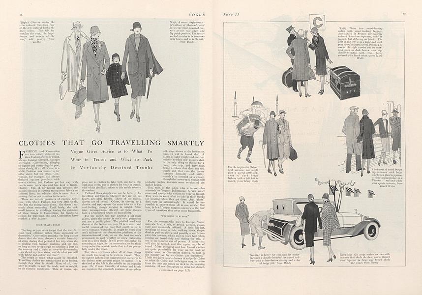 Clothes That Go Travelling Smartly