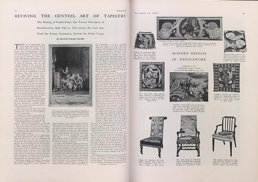 Reviving the Genteel Art of Tapestry