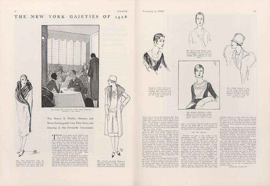 The New York Gaieties of 1926