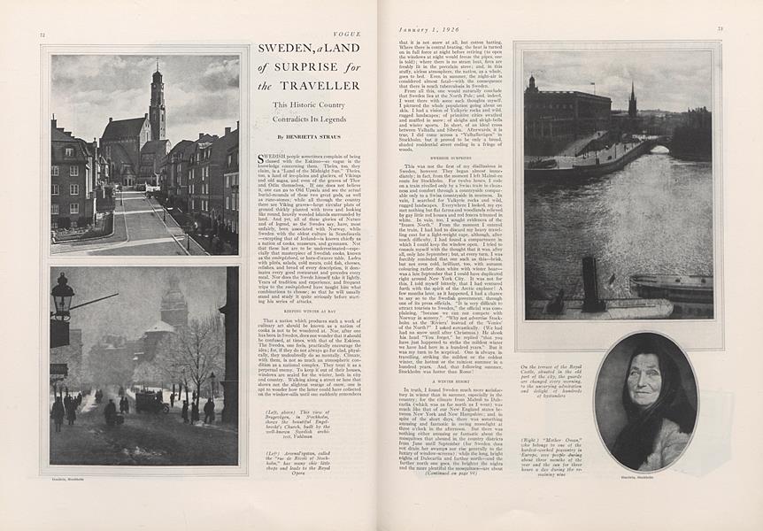 Sweden, a Land of Surprise for the Traveller