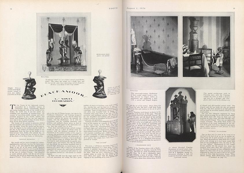 Blackamoors as Novel Decorations