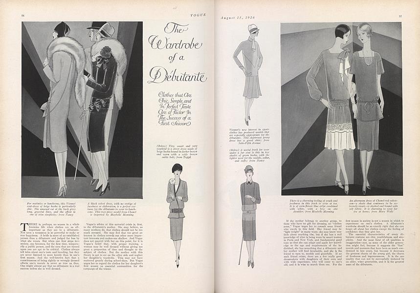 The Wardrobe of a Debutante