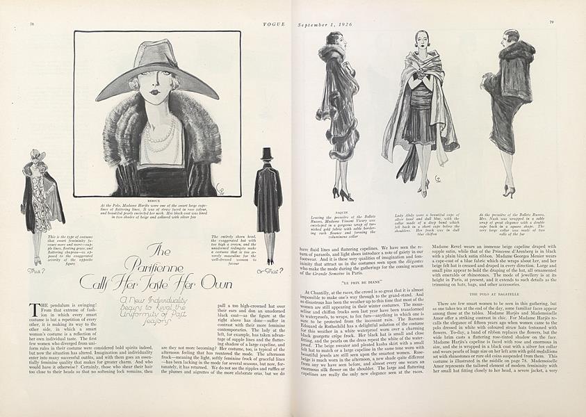 The Parisienne Calls Her Taste Her Own