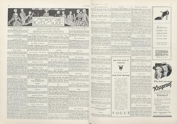 SHOPPERS' AND BUYERS' GUIDE