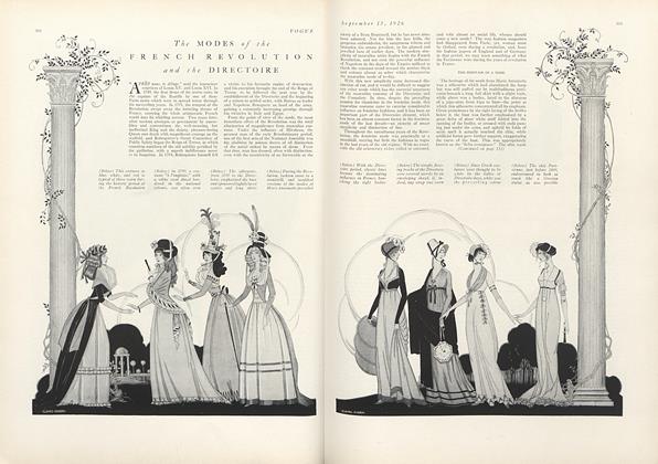 The Modes of the French Revolution and the Directoire