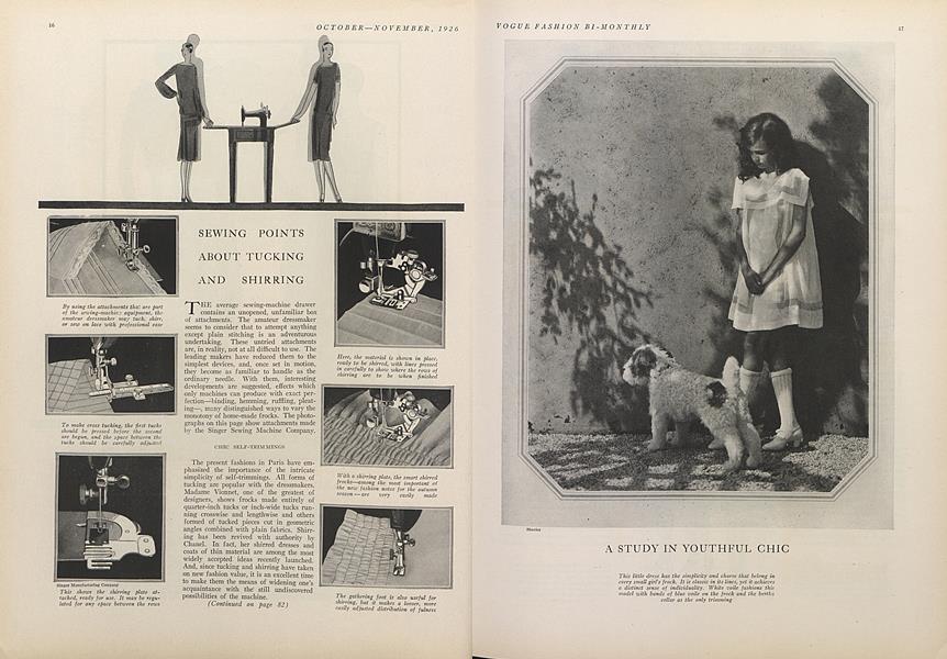 Sewing Points About Tucking and Shirring