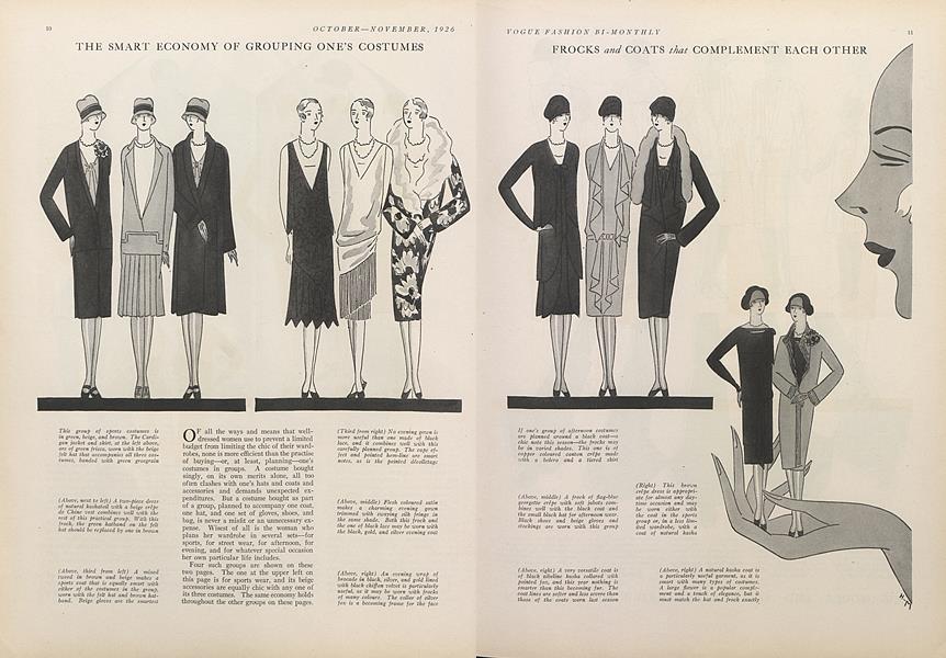 The Smart Economy of Grouping One's Costumes