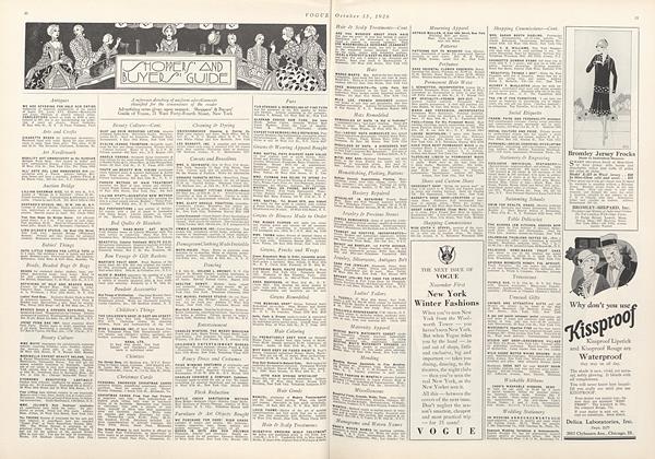 SHOPPERS' AND BUYERS' GUIDE