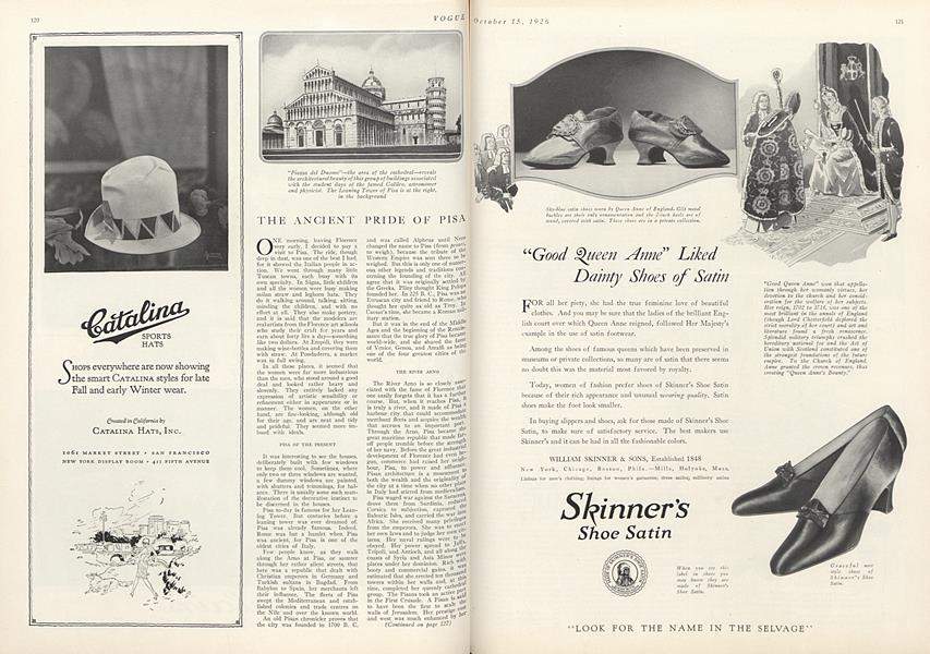 The Ancient Pride of Pisa