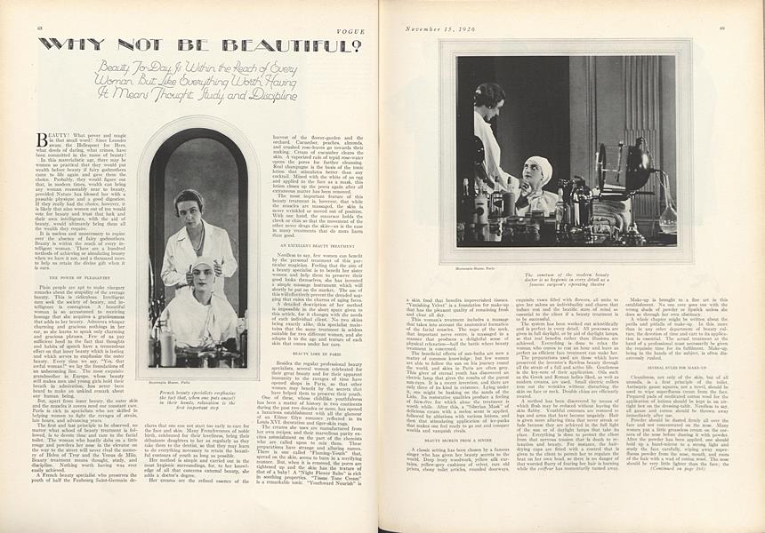 Why Not Be Beautiful?