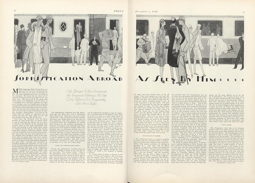 Sophisticated Abroad