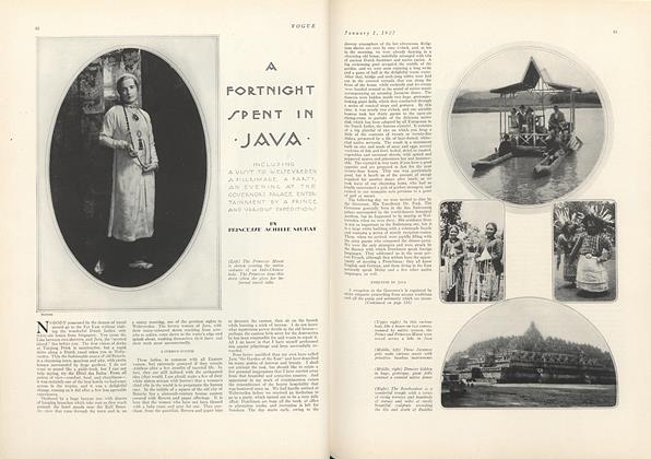 A Fortnight Spent in Java