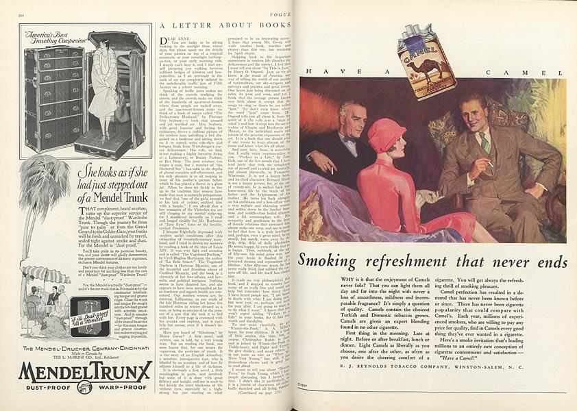 A Letter About Books