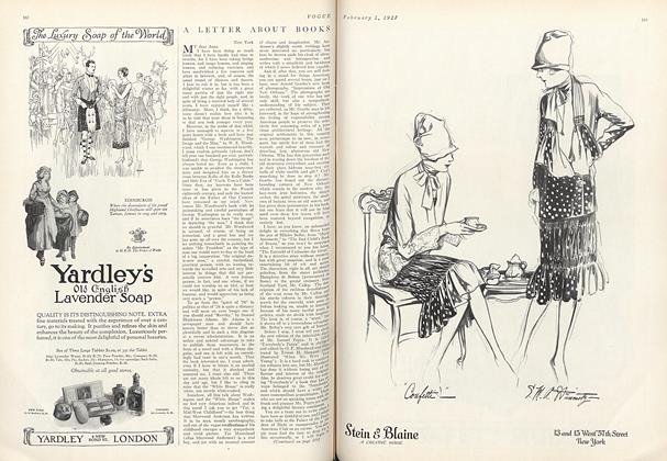 A Letter about Books