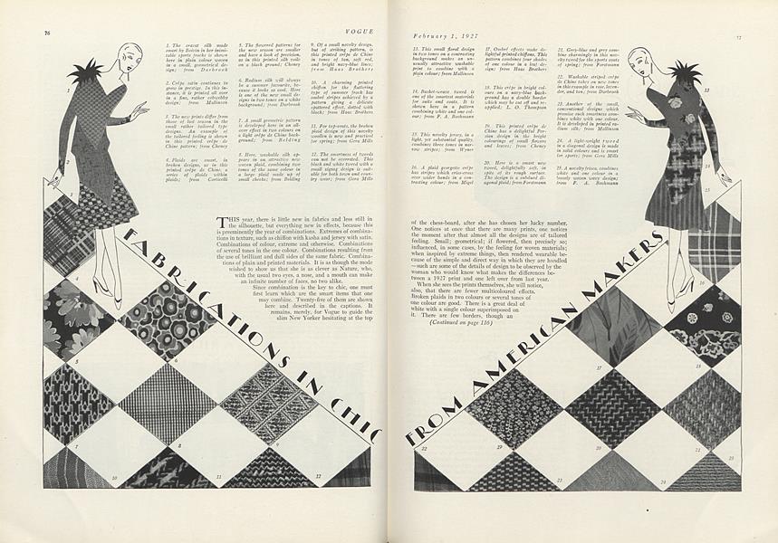 Fabrications in Chic from American Makers