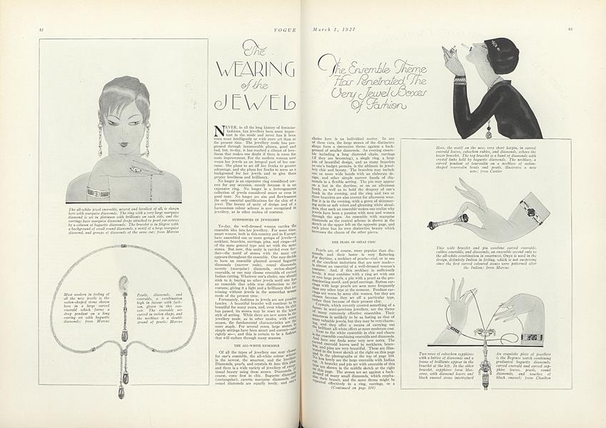 The Wearing of the Jewel