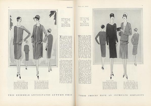 The Paris Mid-Season Collections | Vogue | July 15, 1927