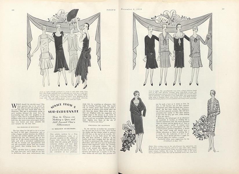 Advice from a Sub-Debutante