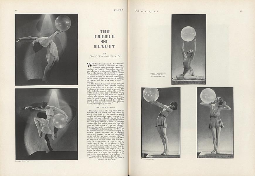 The Bubble of Beauty